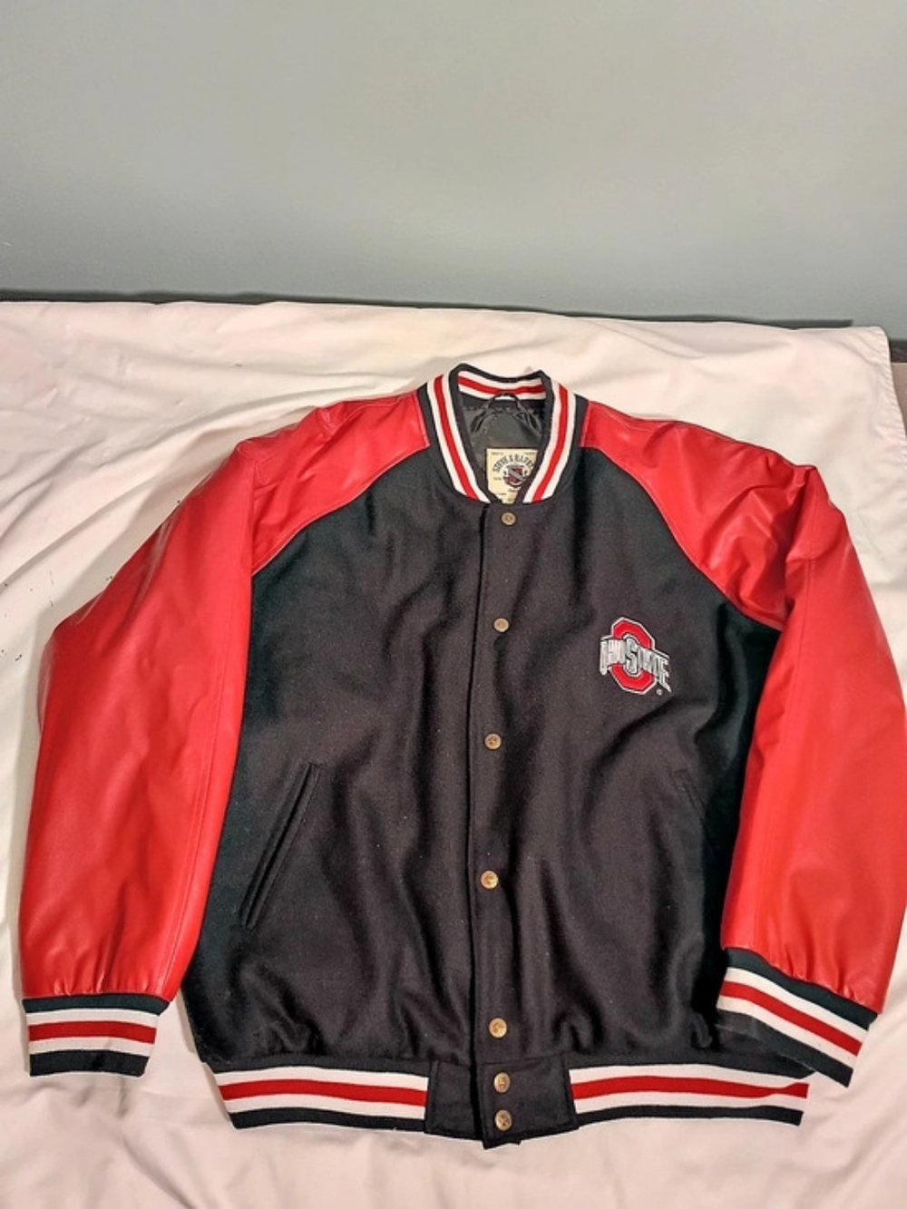 Steve & Barry's Ohio State Buckeyes Varsity Jacket Size Large